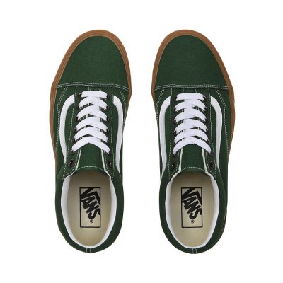 Vans Gum Old Skool - Erkek Spor Ayakkabı (Yeşil)